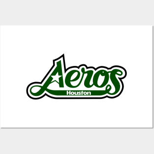 Defunct Houston Aeros Hockey 1975 Posters and Art